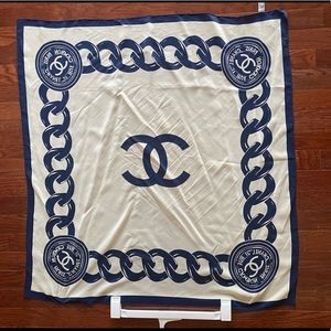 Chanel cambon edition silk scarf